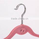 Velvet Flocked Clothes Hangers With Logo thumbnail-3