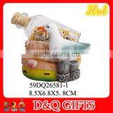 New Design Poly Resin Seagull Sand Bottle thumbnail-1
