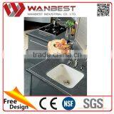 Factory Professional Kitchen Counter Top With Double Sink thumbnail-1