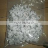 supply nail wire clips/plastic cable clips/nail cable clamps 32mm
