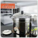 Allnice- Big Size Double Layer Stainless Steel Large Food Steamer Pot