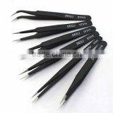 6 PCS HIGH QUALITY MICRO ULTRA FINE POINT MULTI PURPOSE TWEEZERS SET