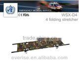 Aluminum Alloy 4 Folding Stretcher; Emergency Military Double Folding Stretcher thumbnail-1