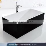 Color bathtubs, vertical bathtub, black bathtub