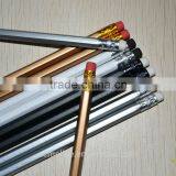 Standard Size Hexagonal Shape 2.0mm HB Lead Promotion Wooden HB Pencil Sharpened With Eraser thumbnail-2