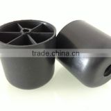 70*70mm black round plastic furniture sofa legs M009