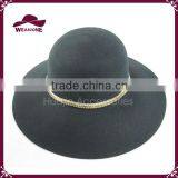 Wide Brim Floppy Style With Metal Decoration Felt Hat thumbnail-4