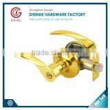 Euro Heavy Duty Lever Lock Goldern Zinc Alloy Passage Lever Handle Quality Choice thumbnail-1