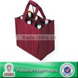 100% Recycled Non Woven 6 Pack Bag for Wine Package thumbnail-6
