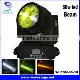 WLEDM-06-3B professional wash stage dj light 60w moving head beam light