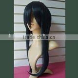 Fashion Long Straight Black Wig , both for Women and Man hairs