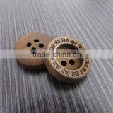 Natural Wooden Button for Shirt