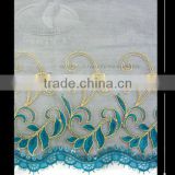 leaf design embroidery lace