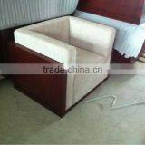China Furniture Chair With Fabric and Wood , Lounge Sofa Fabric Square Sofa Square Sofa YS102 thumbnail-3