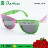 Good Quality PC Injection Unisex Foldable Kids Children Sunglasses UV400 EN71 thumbnail-6