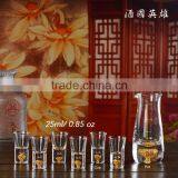 24 Carat Gold Leaf 0.85 oz Cup With 7.6 oz Pot Shot Glass Measuring Cup With Spout thumbnail-3