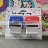 Self-Inking Stamp Type and ABS Material Self Inking Ink Stamp English