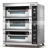 ( QD-08D)gas bread baking machinery deck oven