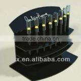 Fashion Black Floor Standing Acrylic Cosmetic Pencil Display Holder