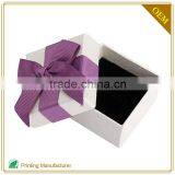 White Premium Hard Paper Gift Box With Lid Tray Custom Logo thumbnail-1