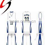 2015 New Design 100% Polyester Basketball Jersey