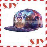 Custom Flat Bill Hip Hop 3d Printed Cap thumbnail-1