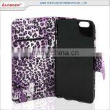 Two Card Slot Separable Leopard pu Leather Flip Cover Case for lg Magna g4 Stylus thumbnail-4