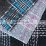 Check Tartan Woolen Fabric for Womem Coat
