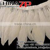 ZPDECOR No.1Feather Supplier in China Goose Feather Size 15-20 cm Beige Feather Trimming Fringe thumbnail-2