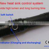 2015 Super Power Rechargeable Led Aluminium Flashlight Mini Led Flash Light thumbnail-2