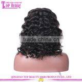 Most Popular Short Brazilian Hair Wigs 14" 150% Density Curly Wave Human Hair Short Bob Lace Front Wig thumbnail-6