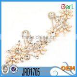 Wholesale New Style Gracious and Elegant Plastic Pearl Rhinestone Lace for Overall Decoration