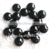 Wholesale gemstones semi precious black onyx round cabochon for jewelry setting