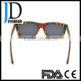 High Quality Colorful Skateboard Wood Retro Style Wooden Sunglasses thumbnail-4