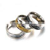 Stainless Steel Glass Face Drawing Ring thumbnail-4