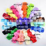 Children's Headdress V Ribbon Bow With South Korea Silk Elastic Hair Band thumbnail-1