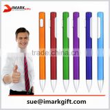 2016 new design plastic ball pen bright color ball pen for promotion