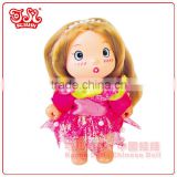 Collectible gift for kids / lovely keychain / funny plastic baby dolls toy / child love dolls