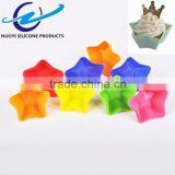 Colorful Single Mini Star Shape Silicone Cake Mold thumbnail-6