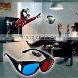 Kawachi Professional Resin Frame 3D Glasses Anaglyph Glasses for Movie Game-Red & Cyan thumbnail-3