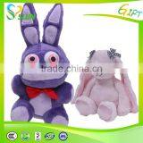 Soft Gray Little Bear Toy Bag Pendant Teddy Bear Plush Keychain Toy