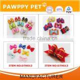 Polka Dot Printed Layer Bows for Cats With Stones thumbnail-3