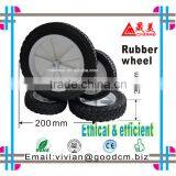 10" Rubber Wheel for Lawn Mowers/ Hand Trucks/and Yard Tractors/Semi Pneumatic thumbnail-1