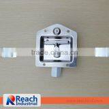 Stainless Steel Flush Mount Key-Locking Recessed T Paddle Handle Lock thumbnail-2