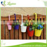 China Guangxi Suppiler Cheap Wall Galvanized Metal Hanging Vases for Flower thumbnail-1