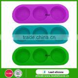 100% Food Grade Recycling Heart Combination Shape Silicone Cake Mold thumbnail-5