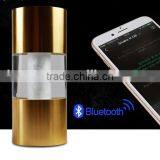 New Arrival Creative Bluetooth Loudspeaker Box With Led Light, Crystal Columniform Plug In-card Voice Box thumbnail-2