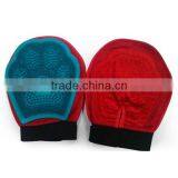 Durable Rubber Pet Dog Grooming Cleaning Bath Gloves thumbnail-3