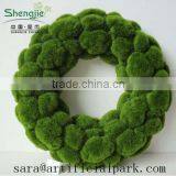 Artificial Moss Art Circle Decorative Moss Artificial Green Moss thumbnail-1
