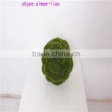 Q111925 China Wholesale Plastic Artificial Moss Home Decoration Moss Ball thumbnail-1